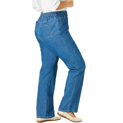 Woman Within Tall Perfect Side Elastic Denim Jean