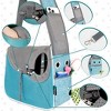 PetAmi Small Dog Sling Carrier, Soft Crossbody Puppy Carrying Purse, Adjustable Breathable Travel Pet Cat Pouch to Wear for Traveling - 3 of 4