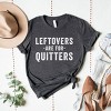 Simply Sage Market Leftovers Are For Quitters Short Sleeve Tee - S - Charcoal - 3 of 4