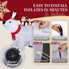 5FT Christmas Inflatable Decoration, Inflatable Polar Bear and Penguis, Funny Blow Up Yard Decorations for Holiday Party Front Yard Lawn Garden Decor - 4 of 4