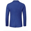 BLUEMING Mens Blazer Herringbone Blazer Jackets Two Button Coats Retro Lightweight Casual Knit Suit Jackets - 2 of 4