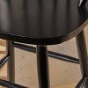 Set of 2 Tilbury Farmhouse Barstool Black - Christopher Knight Home: Rubberwood Slat Back, 29.2" Seat Height - 4 of 4