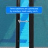 Pool Fence  Teslin Mesh with Stainless Steel Frame for Inground/Above Ground Pools, Swimming Pool Fence for Backyard Garden Pool Safety - 3 of 4