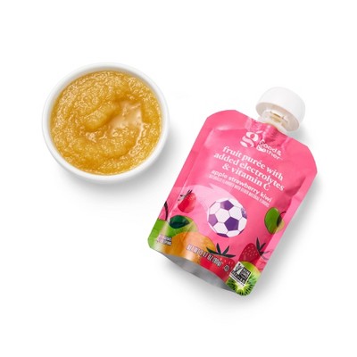 Apple, Strawberry, Kiwi Applesauce with Electrolytes and Vitamin C Pouches - 31.7oz/10ct - Good & Gather™