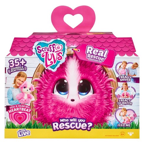 Little Live Scruff A Luvs Real Rescue Electronic Pet Pink Target