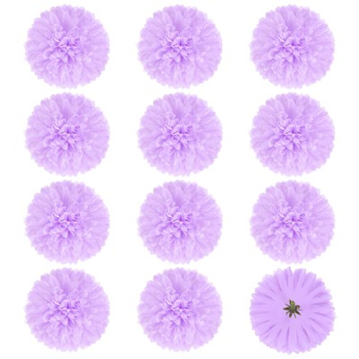Unique Bargains Silk Fake Chrysanthemum DIY Home Decorations Artificial Flowers 12 Pcs