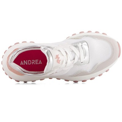 Женские кроссовки Andrea Women's Casual Athletic Sneakers 66525 White 9 — фото 6