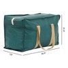 REGALWOVEN Foldable Storage Bags for Organizing Bedroom Clothing Closet Organizer with Handles - 2 of 4