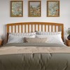 AFI Furnishings Richmond King Solid Wood Headboard with Attachable Charger in Light Toffee - 4 of 4