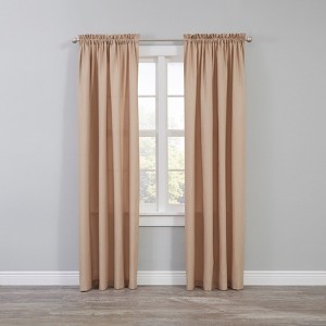 BrylaneHome BH Studio Microfiber Rod-Pocket Panel - 1 of 4