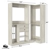 Besiost 71-In Freestanding Closet System Set with Wood Drawers, Corner Closet Organizer with Hanging Rods - 4 of 4