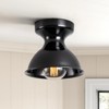 Rennnsan Quinthra 8"W 1-Light Dome Vintage Dimmable Flush Mount - 2 of 4