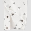 Carter's Just One You® Baby Girls' Bow Long Sleeve Romper - Ivory - 3 of 4