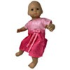 Doll Clothes Superstore Pink Sparkle Dress Fits 15-16 Inch Baby Dolls - 3 of 4