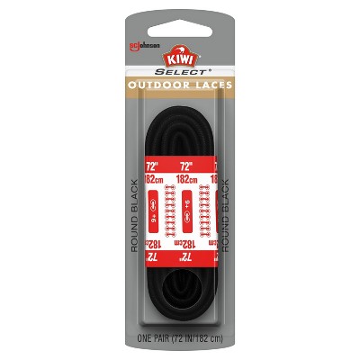 KIWI Select Outdoor Round Laces - Black 72in