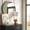 28" Round Infinity Circle Mirror Black - Threshold™: Modern Powder-Coated Metal Frame, Wall Mounted - 2 of 4
