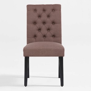 WestinTrends  Upholstered Button Tufted Dining Side Chair - 1 of 4