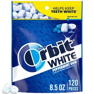 Orbit White Peppermint Gum Bulk - 8.5oz/120ct - 1 of 4