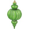 Northlight Commercial Size Shatterproof 2-Finish Finial Christmas Ornaments - Green -10" - 4ct - 4 of 4