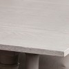Edenderry Farmhouse Folding Trestle Console to Dining Table - White - SEI - 3 of 4