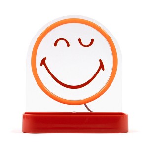 Yoobi SmileyWorld LED Desk Tray Smiley Orange - 1 of 4