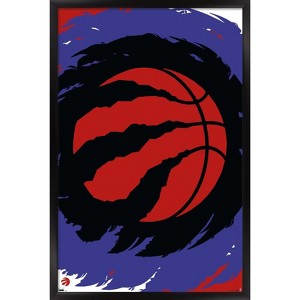 Trends International NBA Toronto Raptors - Logo 20 Framed Wall Poster Prints - 1 of 4