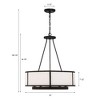Crystorama Lighting Bryant 8 - Light Chandelier in  Black Forged - 3 of 4