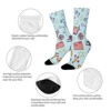 Science Pattern Women Printed Crew Socks Funny Funky Socks Soft Polyester Novelty Gifts for Artists Men - 4 of 4