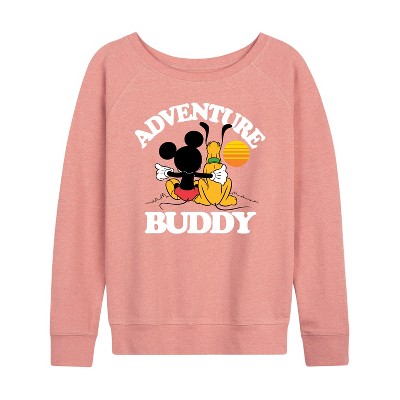 Women's - Disney - Adventure Partner Lightweight French Terry Wide Neck ...