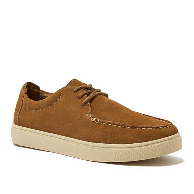 Land\'s End men\'s 8.5 brown suede shoes Lands End Dark Brown Suede Slip On Moc Casual Shoes Men main image 4