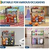 Outdoor Ball Storage with Baskets, Sports Equipmen with Hooks & Rolling Cart, Ball Rack for Indoor and Outdoor Use - 4 of 4