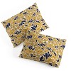 Deny Designs Alisa Galitsyna Four Leaf Flower Pattern Comforter and Pillow Sham Set Yellow - 4 of 4