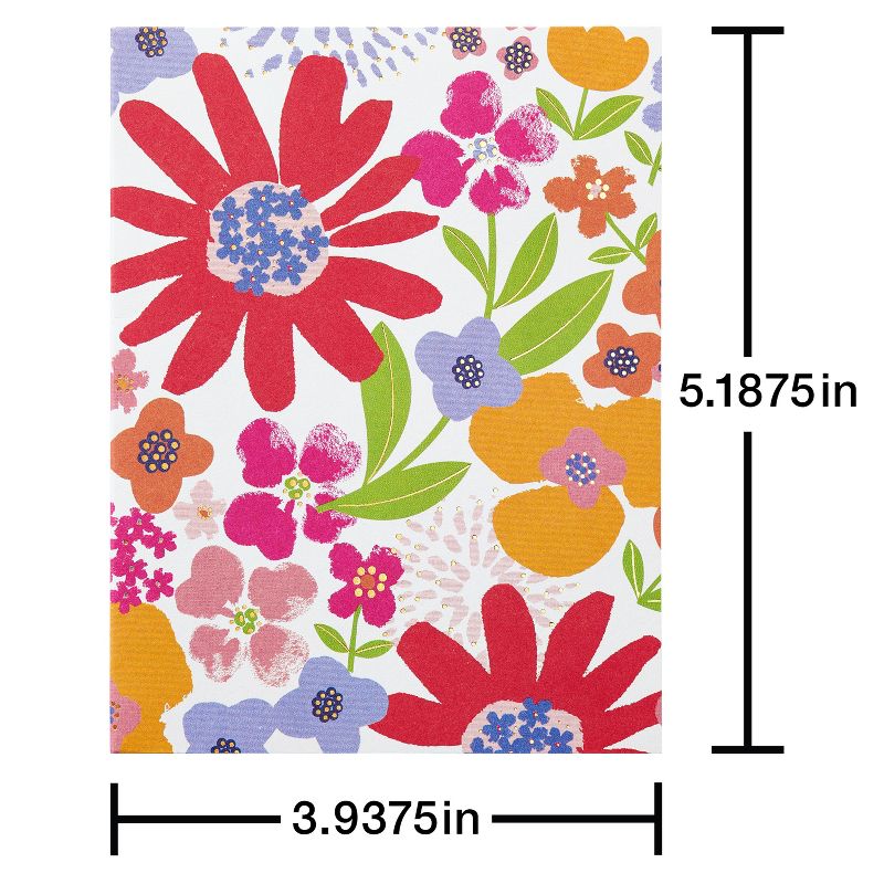 10ct Blank All Occasion Cards, Summer Floral, 5 of 7