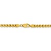 Black Bow Jewelry 3.5mm, 14k Yellow Gold Hollow Round Box Chain Necklace - 4 of 4