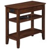 HomeStock Belmont Chairside End Table with Drawer, Built-In Charging Station, USB Ports and Three Shelves, Modern Side Table for Home Storage - 3 of 4