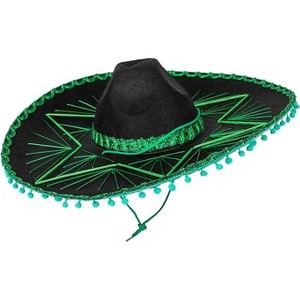 Dress Up America Costume Mariachi Hats - Adults - Green - 1 of 2