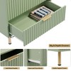 Fluted 5 Drawer Storage Dresser, Tall Modern Chest with Ample Deep Drawers and Wide Top - 4 of 4