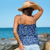Women's Floral Print Tiered Cami Top - Cupshe - 4 of 4