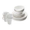 Portmeirion Sophie Conran White Dinnerware Set - 16 Piece Porcelain with Dinner Plates, Salad Plates, Bowls & Mugs - Microwave & Dishwasher Safe - 2 of 4