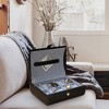 Mele & Co. Parker Men's Faux Leather Watch Case - Black - 4 of 4