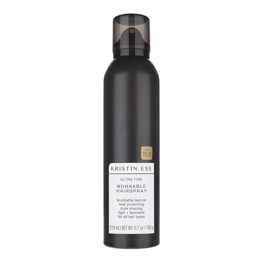 Photos - Hair Styling Product Kristin Ess Ultra Fine Workable Hairspray with Heat Protectant, Buildable