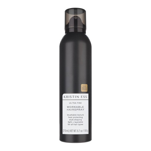 Kristin Ess Ultra Fine Workable Hairspray with Heat Protectant, Buildable + Flexible Hold - 6.7 oz - image 1 of 3