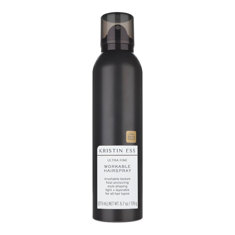 Kristin Ess Ultra Fine Workable Hairspray with Heat Protectant, Buildable + Flexible Hold - 6.7 oz, 1 of 7