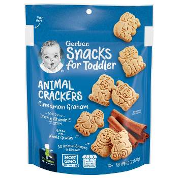 Gerber Cinnamon Graham Animal Crackers - 6oz