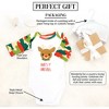 Pavilion Gift Company - Christmas Camo Reindeer - 6-12 Months 3/4 Sleeve Bodysuit - Leotards and Bodysuits - 3 of 4