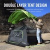 EchoSmile Green 4-Person Nylon Dome Tent - 2 of 4