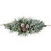 Haute Décor 36" Battery Operated Pre-Lit LED Snowfall Creek Christmas Artificial Mailbox Swag White Lights - image 2 of 3