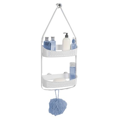 Convertible/Flexible Shower Caddy White - Bath Bliss