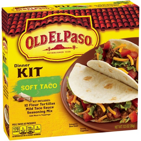 Old El Paso Soft Taco Dinner Kitc 12 5oz Target - old el paso tcos roblox id code