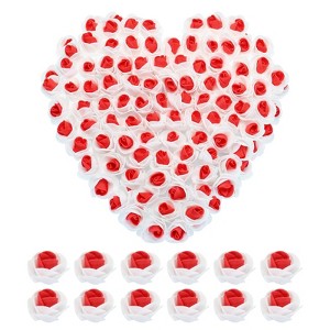 Unique Bargains PE Mini Artificial Rose Flower Heads for DIY Craft 1.38 Inch Dia 500 Pcs - 1 of 3